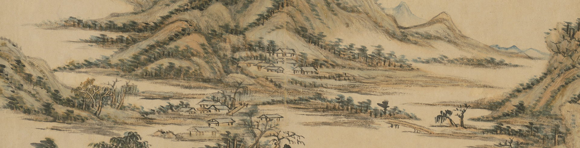 图片[1]-Wang Yuanqi Landscape Book Mounting-China Archive